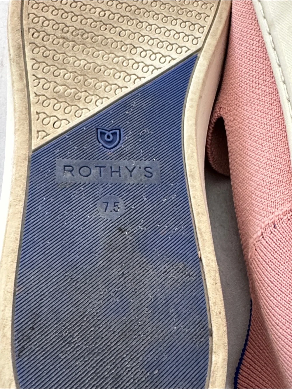 Rothy’s OriginalSlip-On Women’s Canvas Sneakers - Dusty Rose